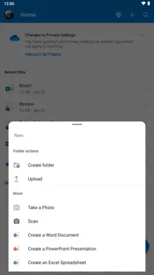 Microsoft OneDrive android App screenshot 11