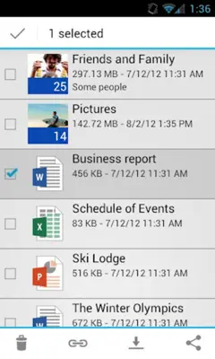 Microsoft OneDrive android App screenshot 13