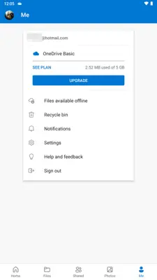 Microsoft OneDrive android App screenshot 8